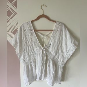American Eagle V-Neck Babydoll Blouse